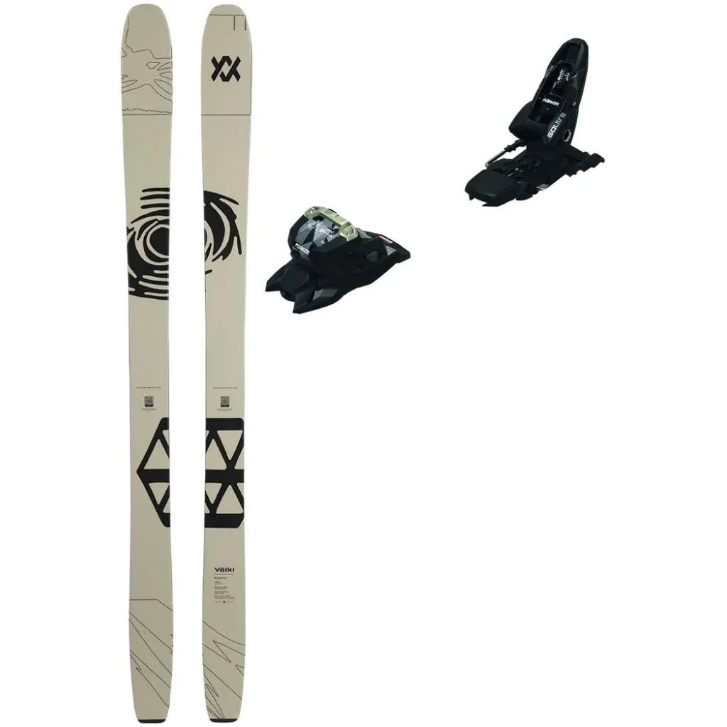 VOLKL Revolt 101 + Fix MARKER Squire 11 /black