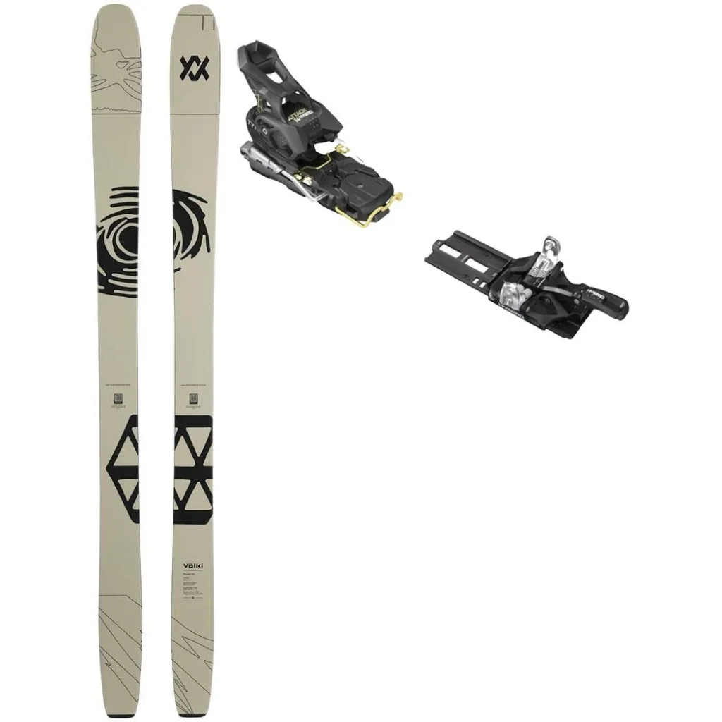 VOLKL Revolt 101 + Fix TYROLIA Attack Hybrid 14 Mn /frein 110mm