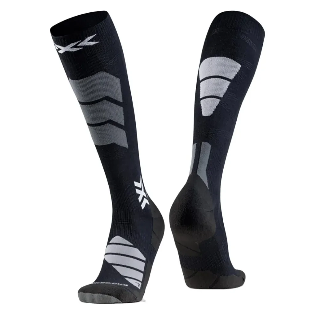 XSOCKS Ski Expert Silk Merino /black light grey