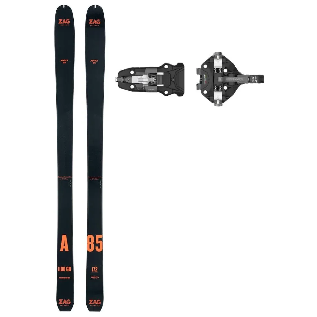 ZAG Adret 85 + Fix ATK V-Crest 10 LT /black titanium