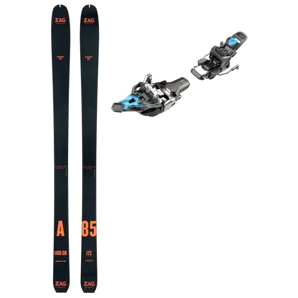 ZAG Adret 85 + Fix FRITSCHI Tecton 13 Carbon /freins 90mm