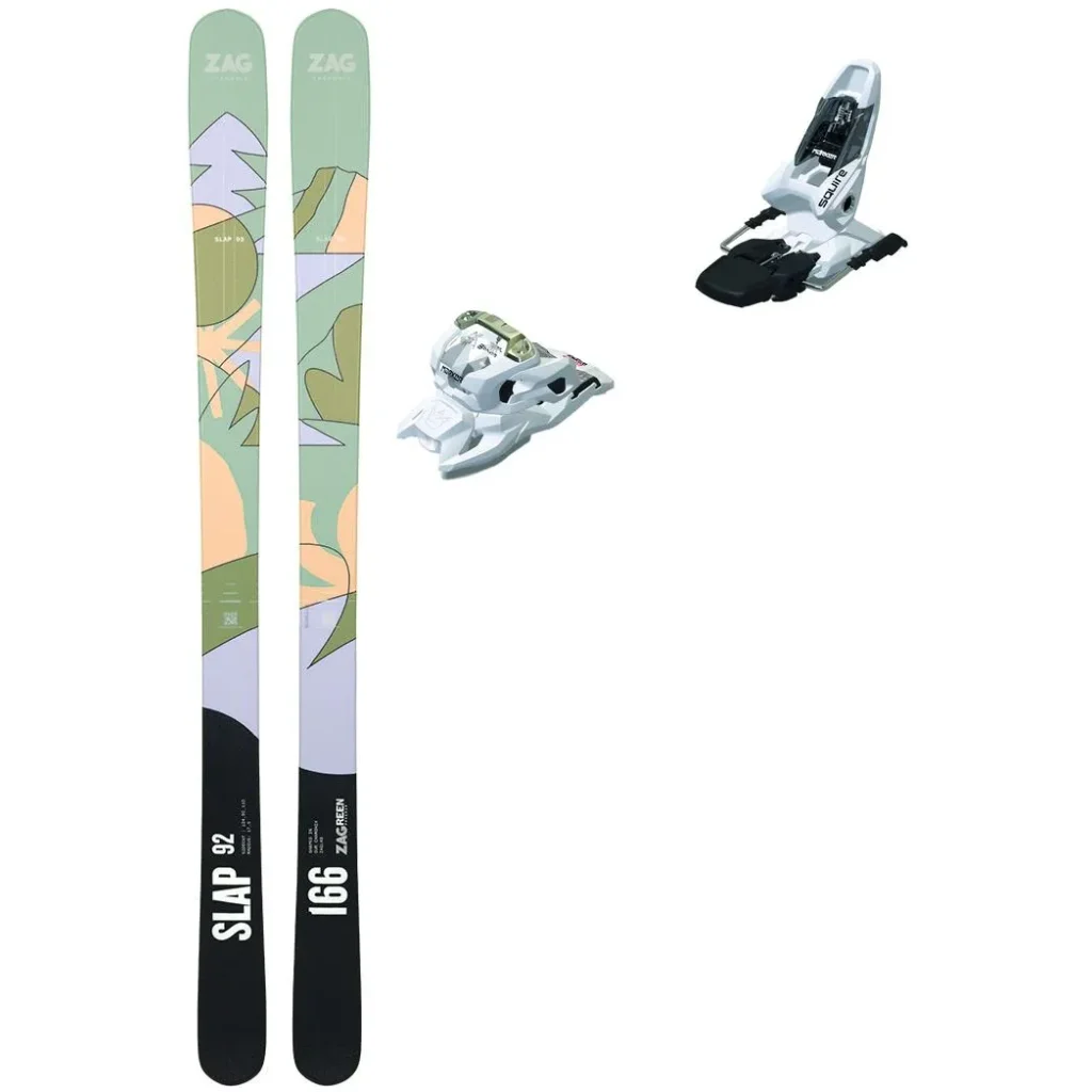 ZAG Slap 92 Femme + Fix MARKER Squire 11 /blanc