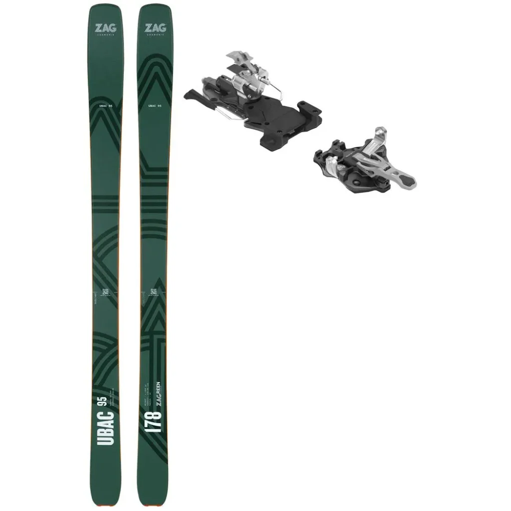 ZAG Ubac 95 + Fix ATK Freeraider 15 Evo /freins 102 mm /titanium