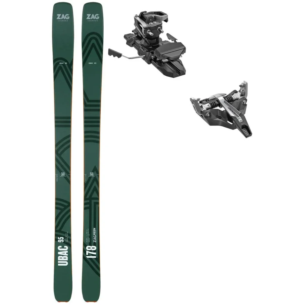 ZAG Ubac 95 + Fix DYNAFIT Seven Summits+ freins 98 /black silver