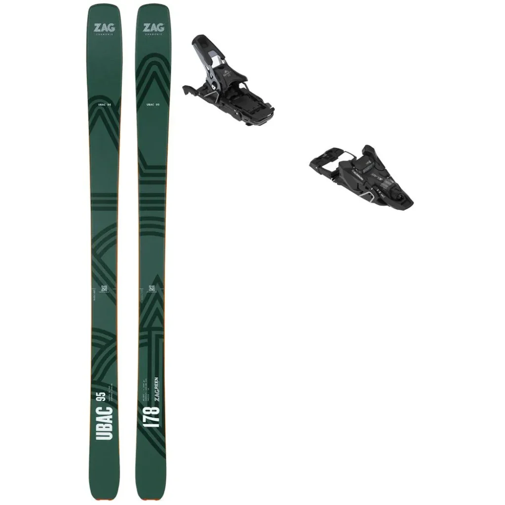 ZAG Ubac 95 + Fix SALOMON S/Lab Shift² 10 Multinorm /black silver met