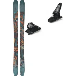 ATOMIC Bent 90 /multicolor + Fix MARKER Griffon 13 ID /noir Skis