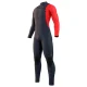 MYSTIC Marshall Fullsuit 4/3mm fzip /marine rouge
