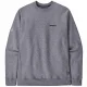 PATAGONIA Fitz Roy Icon Uprisal Crew Sweatshirt /gravel chiné