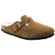 BIRKENSTOCK Boston Shearling Suede leather /fur mink (regular)