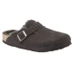 BIRKENSTOCK Boston Shearling Suede leather /fur mocca (narrow)