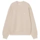 CARHARTT WIP Casey Sweatshirt W /fleur de sel argent