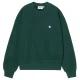 CARHARTT WIP Casey Sweatshirt W /foncé fir argent