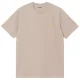 CARHARTT WIP Chase S/s t-Chemise /fleur de sel or