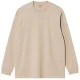 CARHARTT WIP Chase L/s T-Shirt /fleur de sel gold