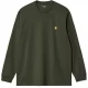 CARHARTT WIP Chase L/s T-Shirt /olive gold