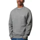 CARHARTT WIP Script Embroidery Sweat /gris chiné blanc