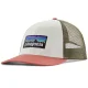 PATAGONIA P-6 Logo LoPro Trucker Hat /birch blanc