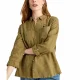 WHITE STUFF Sophie Organic Cotton Shirt /kaki grn