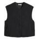 WHITE STUFF Borg Gilet /charc gris