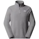 THE NORTH FACE Glacier Fleece 1/4 zip jacket /tnf mid gris chiné