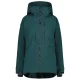 CMP Femme's long jacket in mechanical stretch /trek vert