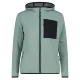 CMP Femme's Grid Tech zip-up fleece with hood /jade
