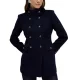 SALSA Caban Court En Laine /bleu marine