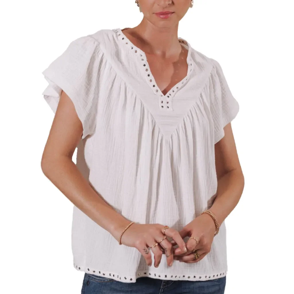 FREEMAN T.PORTER Tillie Plain Color /white