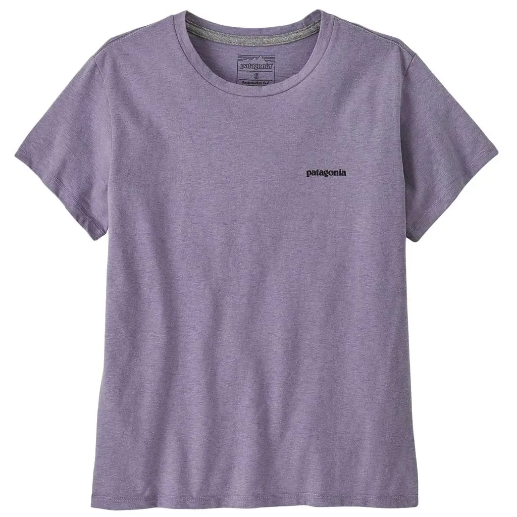 PATAGONIA P-6 Logo Responsabili-Tee W /concrete purple
