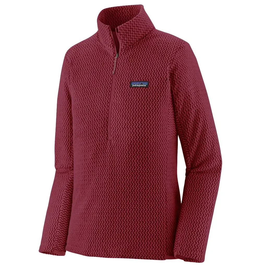 PATAGONIA R1 Air Zip Neck W /marion rouge