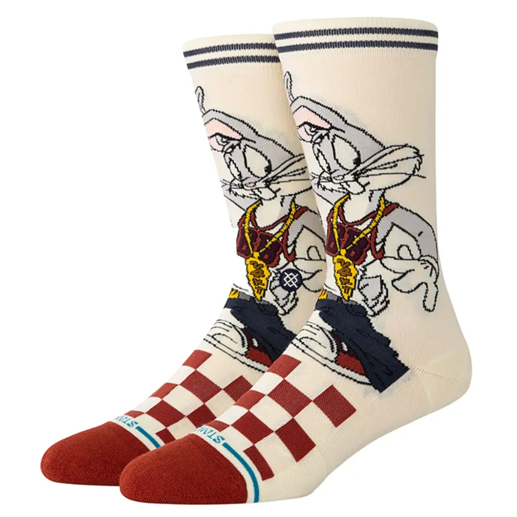 STANCE Bugs Crew /vintage blanc