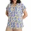 WHITE STUFF Ellie Organic Cotton Shirt /blue print