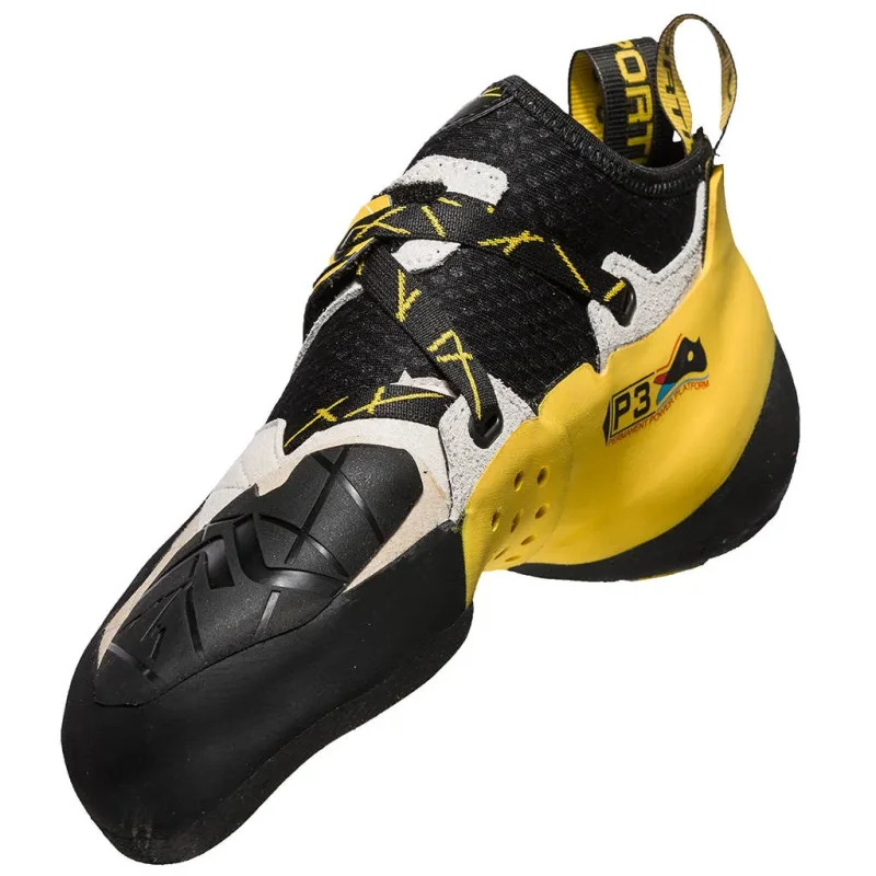 LA SPORTIVA Solution blanc jaune 2025 Chaussons d Escalade