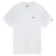VANS Left Chest Logo Tee /blanc noir