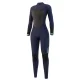 MYSTIC Brand Fullsuit 3/2mm Back Zip Flatlock Women /night blue