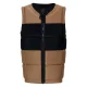 MYSTIC Peacock Impact Vest Front Zip Wake /slate marron