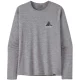 PATAGONIA Cap Cool Daily Graphic L/s Chemise lands /chouinard crest feather gris