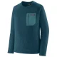 PATAGONIA R1 Air Crew /tidal sarcelle