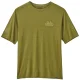 PATAGONIA Cap Cool Daily Graphic Shirt Lands /wind runner graze green x dye