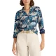 WHITE STUFF Annie Jersey Shirt /bleu motif