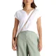 WHITE STUFF Nelly Embroidered Tee /brillant blanc