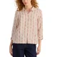 WHITE STUFF Sophie Organic Cotton Shirt /rose multi