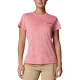 COLUMBIA Bluebird Canyon Ss Crew W /alpenglow popflorid jacquard