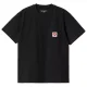 CARHARTT WIP Pocket Heart S/s t-Chemise w /noir rouge