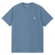 CARHARTT WIP Madison S/s t-Chemise /icy water blanc