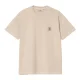 CARHARTT WIP Nelson S/s t-Chemise /fleur de sel garment dyed