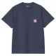 CARHARTT WIP Pocket Heart S/s t-Chemise /bleu