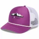 BLACK DIAMOND Flat Bill Trucker Hat /piton violet blanc mountainscape
