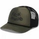 BLACK DIAMOND Flat Bill Trucker Hat /tundra noir wavy noir diamond