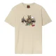 SANTA CRUZ Braun Pizza Bear T-Shirt /blond bois
